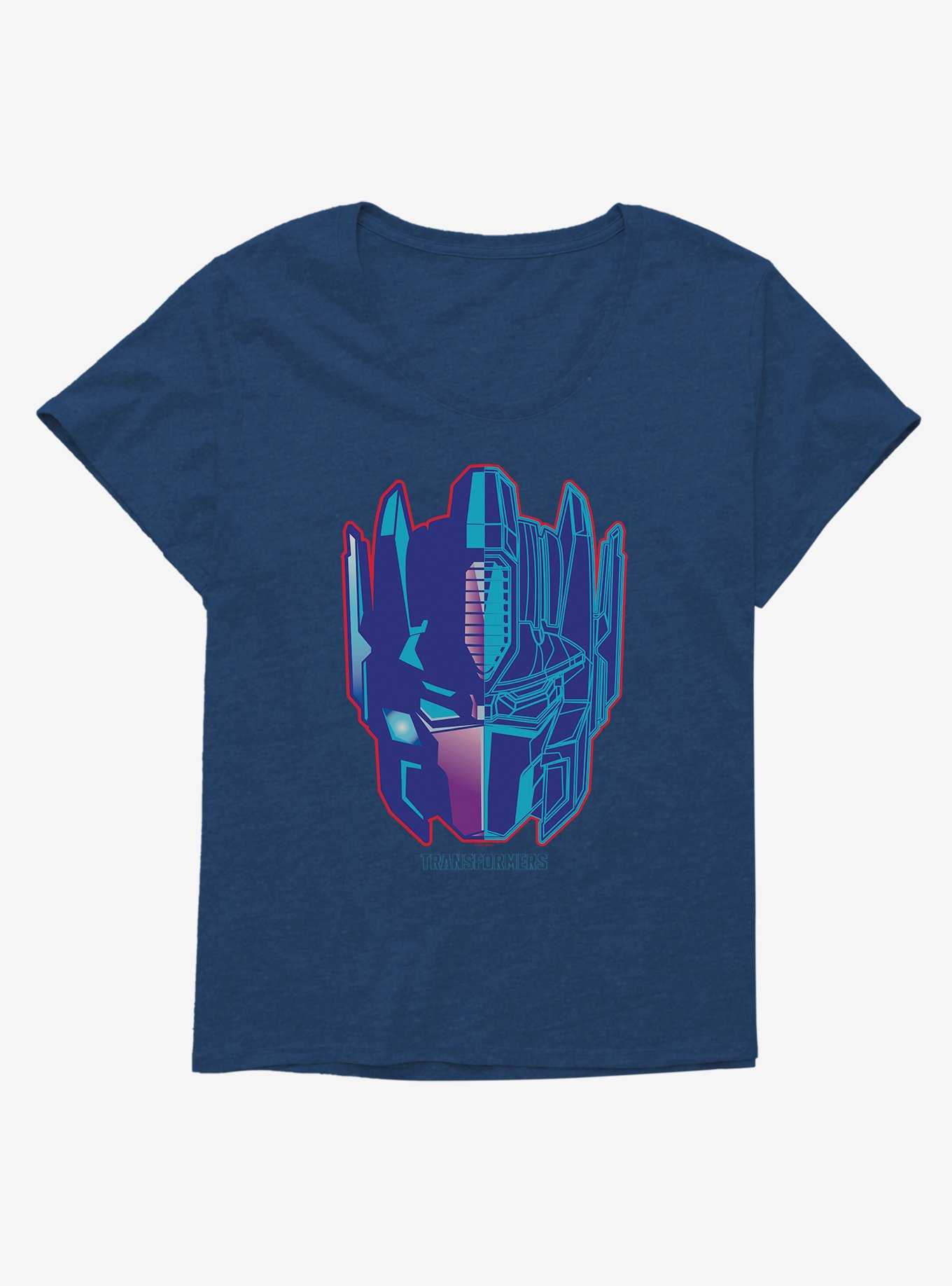 Transformers Optimus Prime Head Icon Girls T-Shirt Plus Size, , hi-res