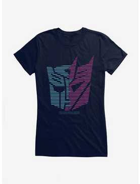 Transformers Autobot Decepticon Split Icon Girls T-Shirt, , hi-res