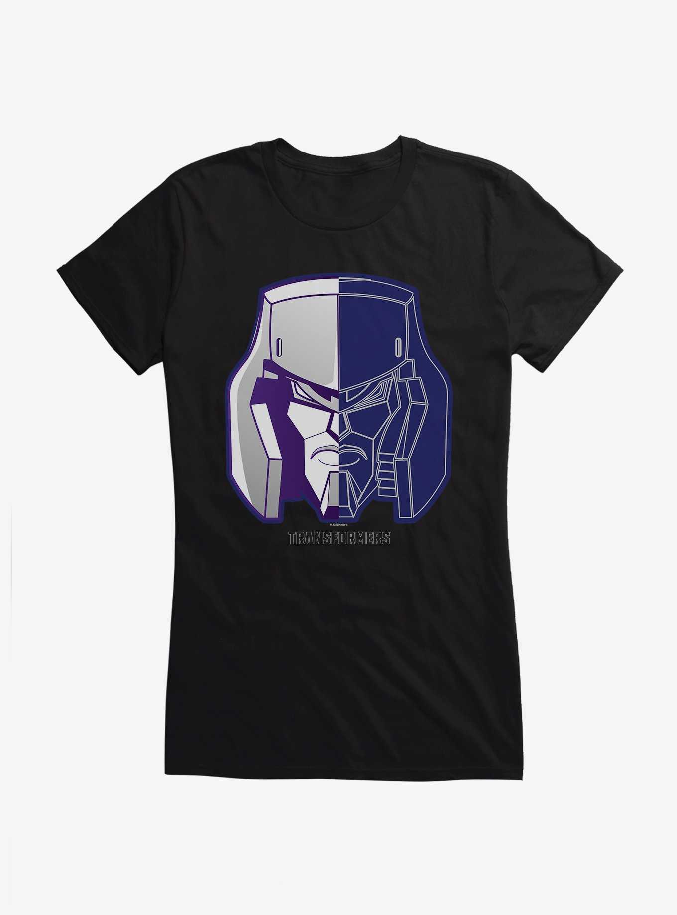 Transformers Megatron Head Icon Girls T-Shirt, , hi-res