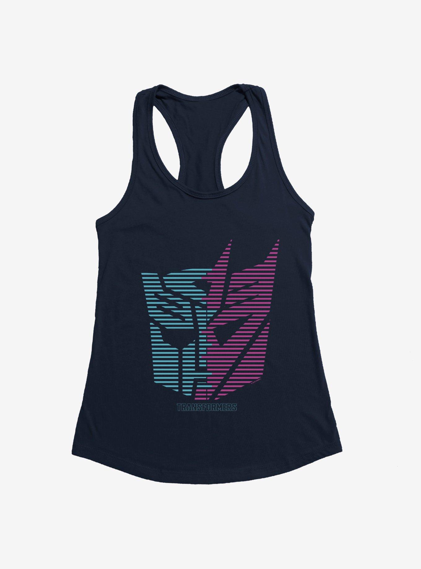 Transformers Autobot Decepticon Split Icon Girls Tank, MIDNIGHT NAVY, hi-res