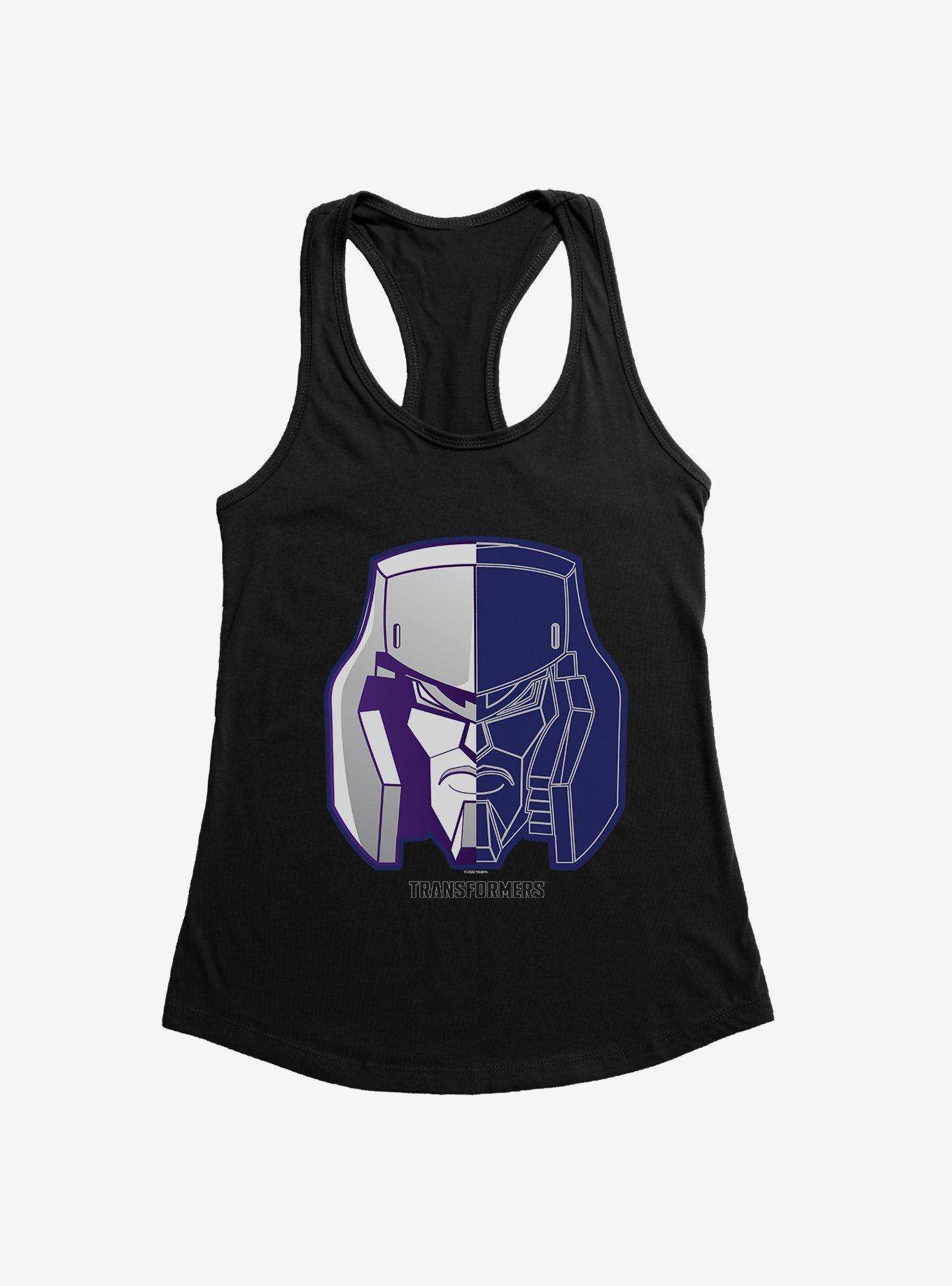 Transformers Megatron Head Icon Girls Tank, BLACK, hi-res