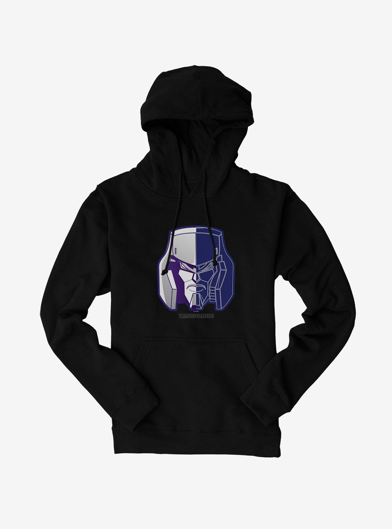 Transformers Megatron Head Icon Hoodie, BLACK, hi-res