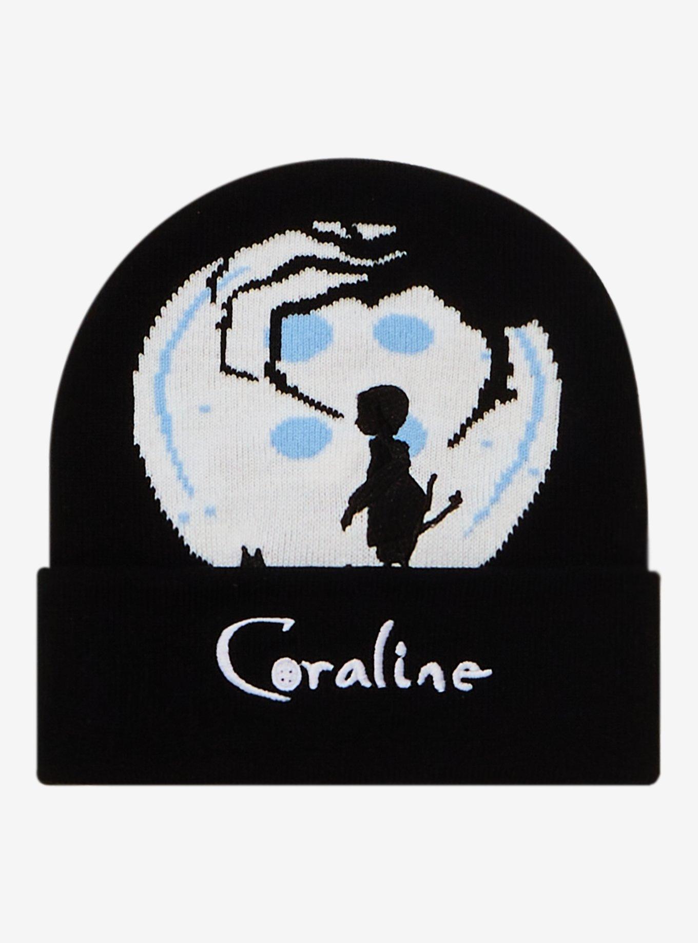 Coraline Button Moon Beanie, , hi-res