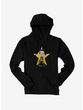 Plus Size Betty Boop Army Camo And Stars Hoodie, , hi-res