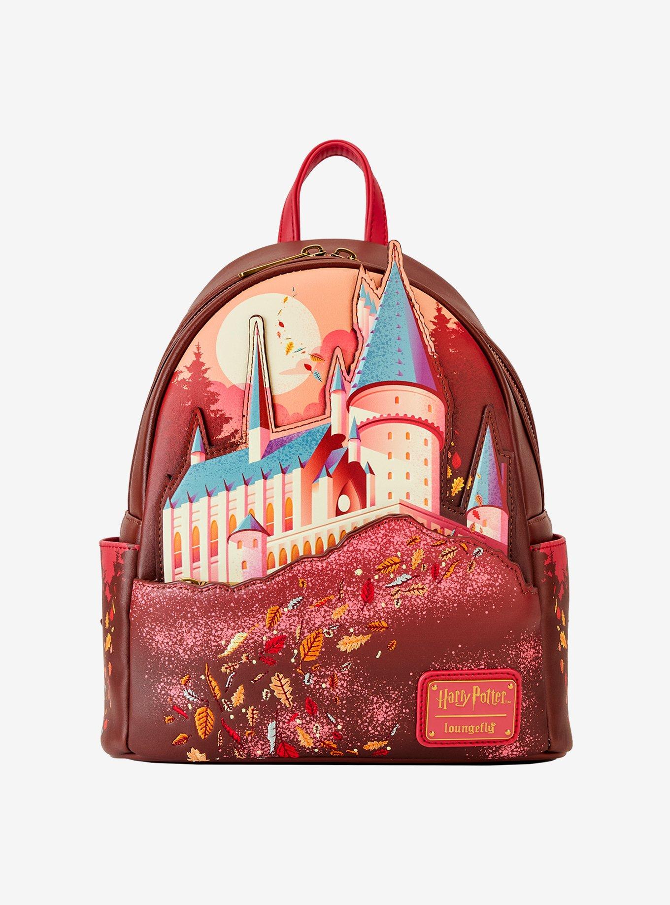 Loungefly Harry Potter Hogwarts Fall Leaves Mini Backpack, , hi-res