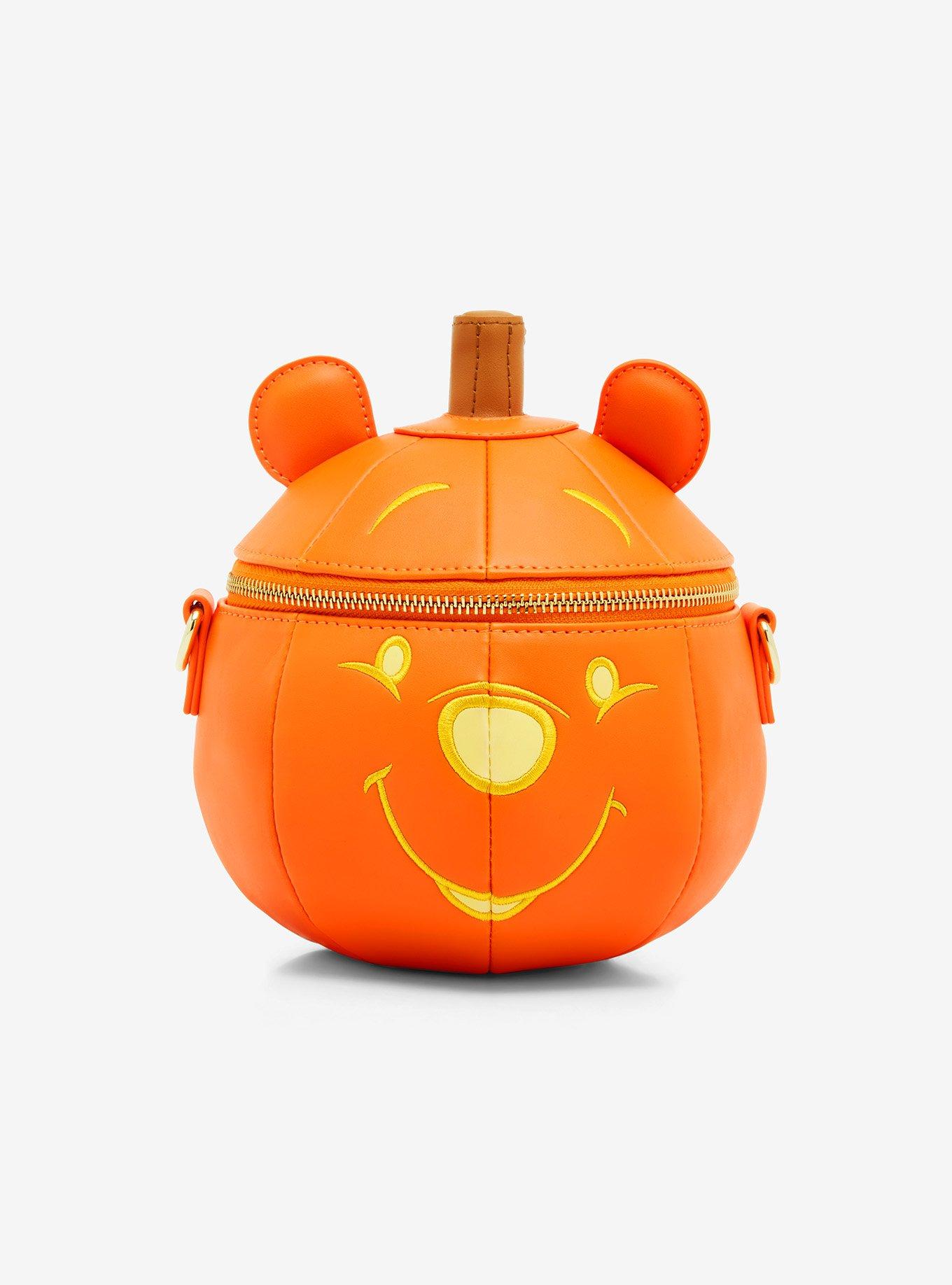 Loungefly Disney Winnie The Pooh Pumpkin Pooh Glow-In-The-Dark Crossbody Bag, , hi-res