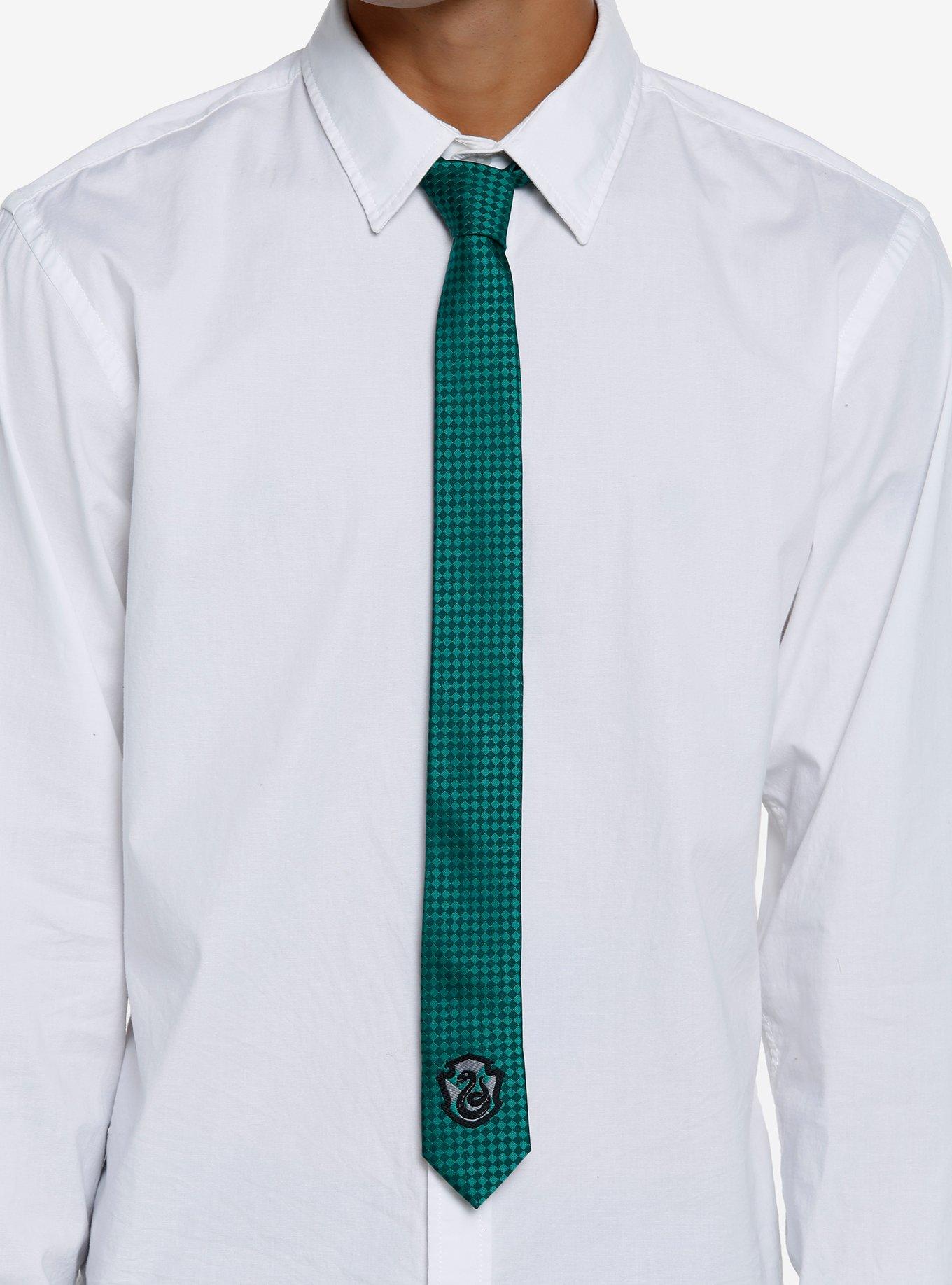 Harry Potter Slytherin Checker Tie, , hi-res