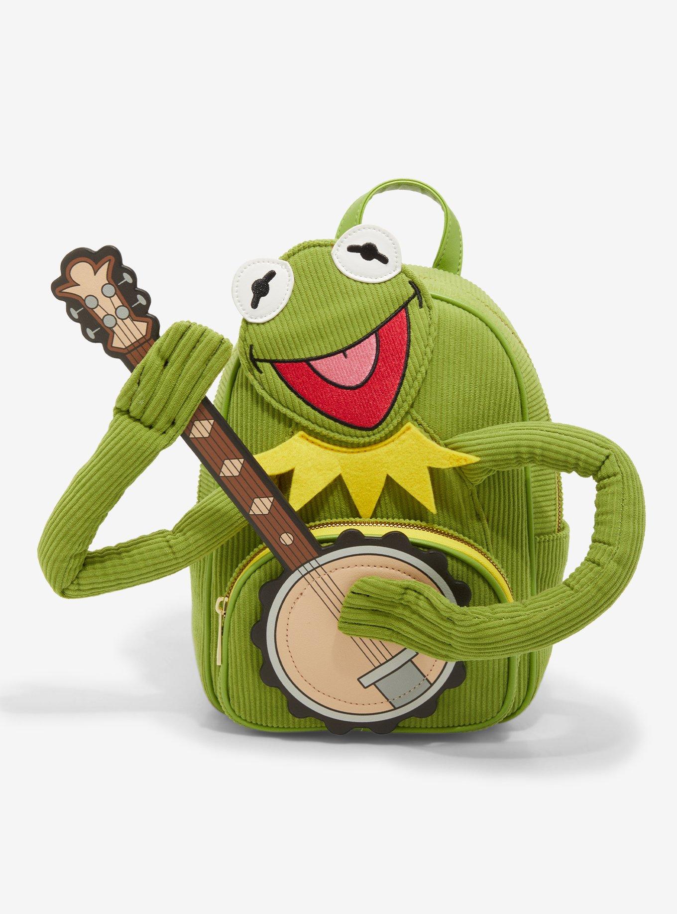 Her Universe Disney The Muppets Kermit The Frog With Banjo Corduroy Mini  Backpack