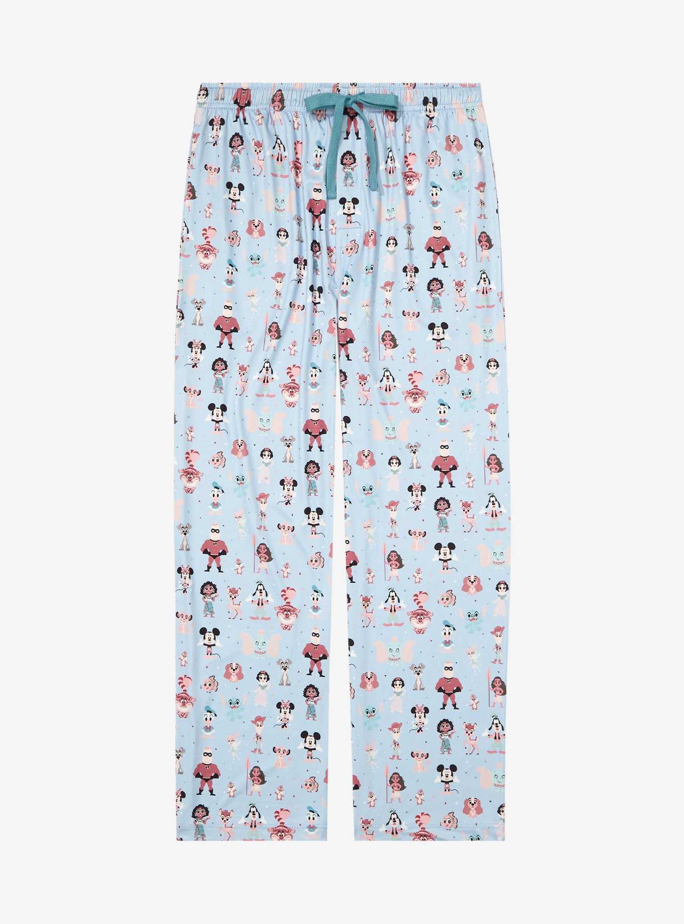 Disney 100 Character Portrait Allover Print Sleep Pants - BoxLunch Exclusive, , hi-res