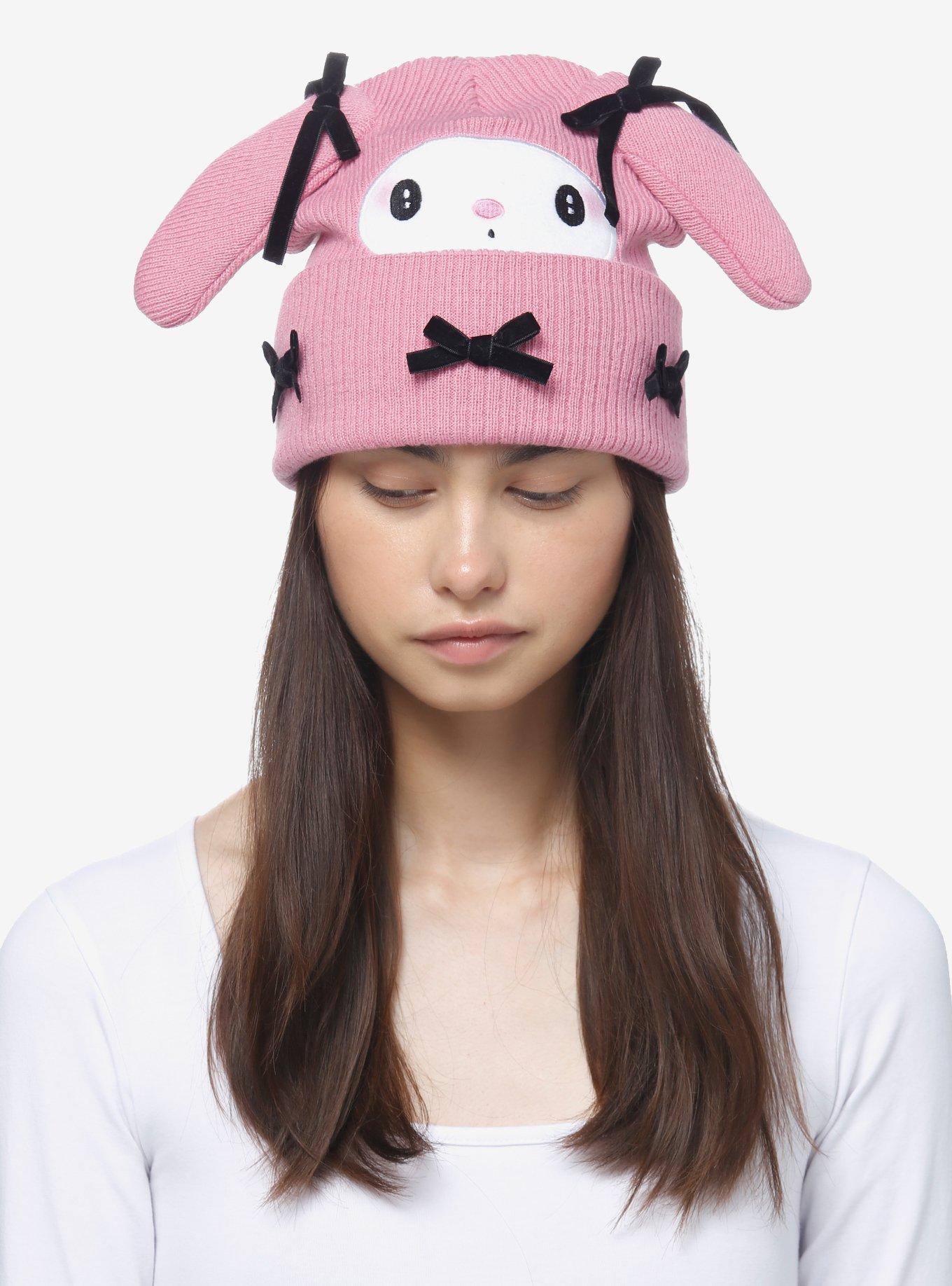 My Melody Lolita Bow Beanie, , hi-res