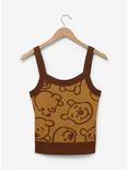 Disney Winnie the Pooh Outline Portrait Allover Print Women's Knit Tank - BoxLunch Exclusive, MUSTARD, hi-res