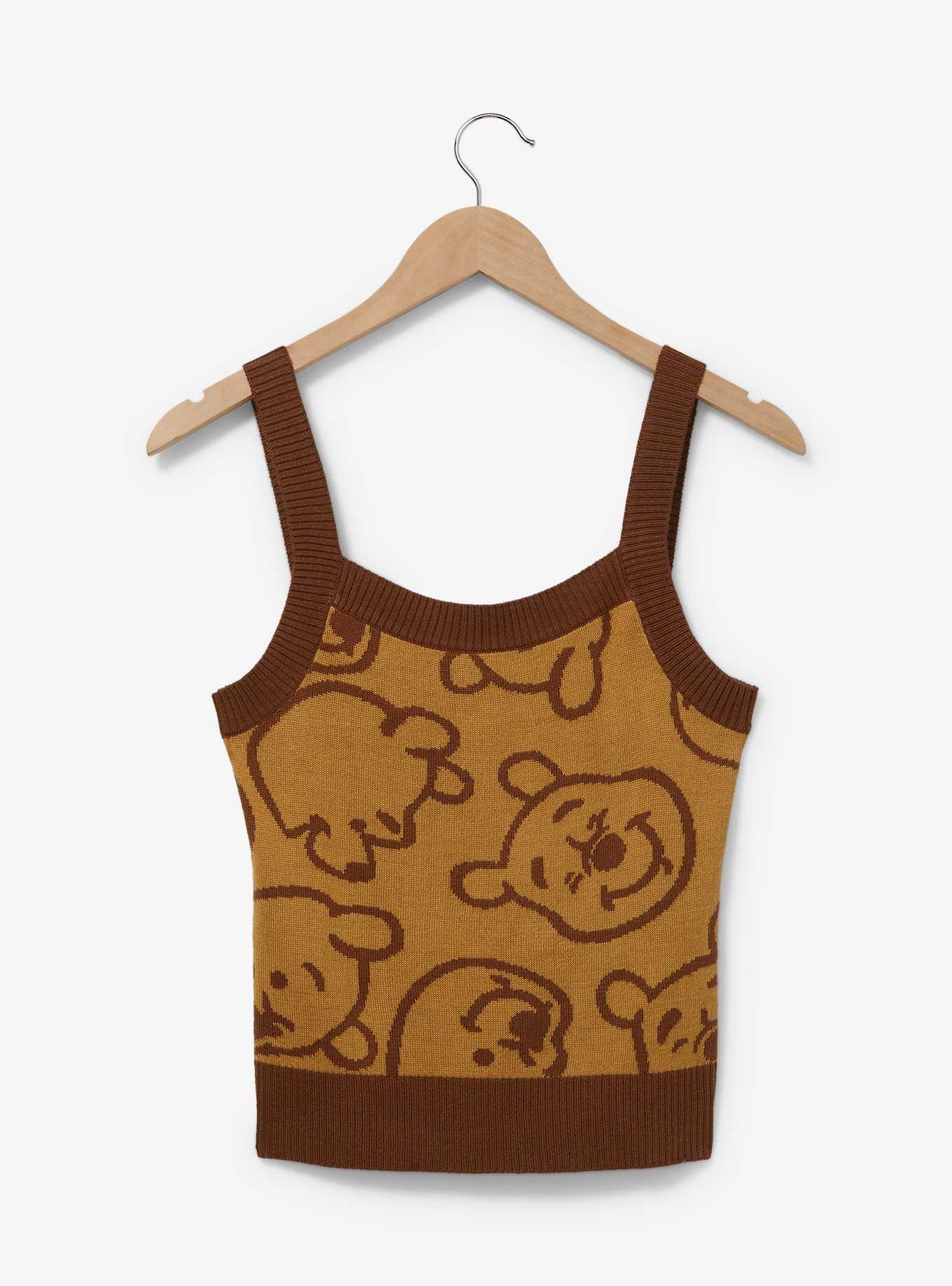 Disney Winnie the Pooh Outline Portrait Allover Print Women's Knit Tank - BoxLunch Exclusive, , hi-res