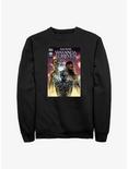 Marvel Black Panther: Wakanda Forever Shuri Comic Cover Poster Sweatshirt, BLACK, hi-res