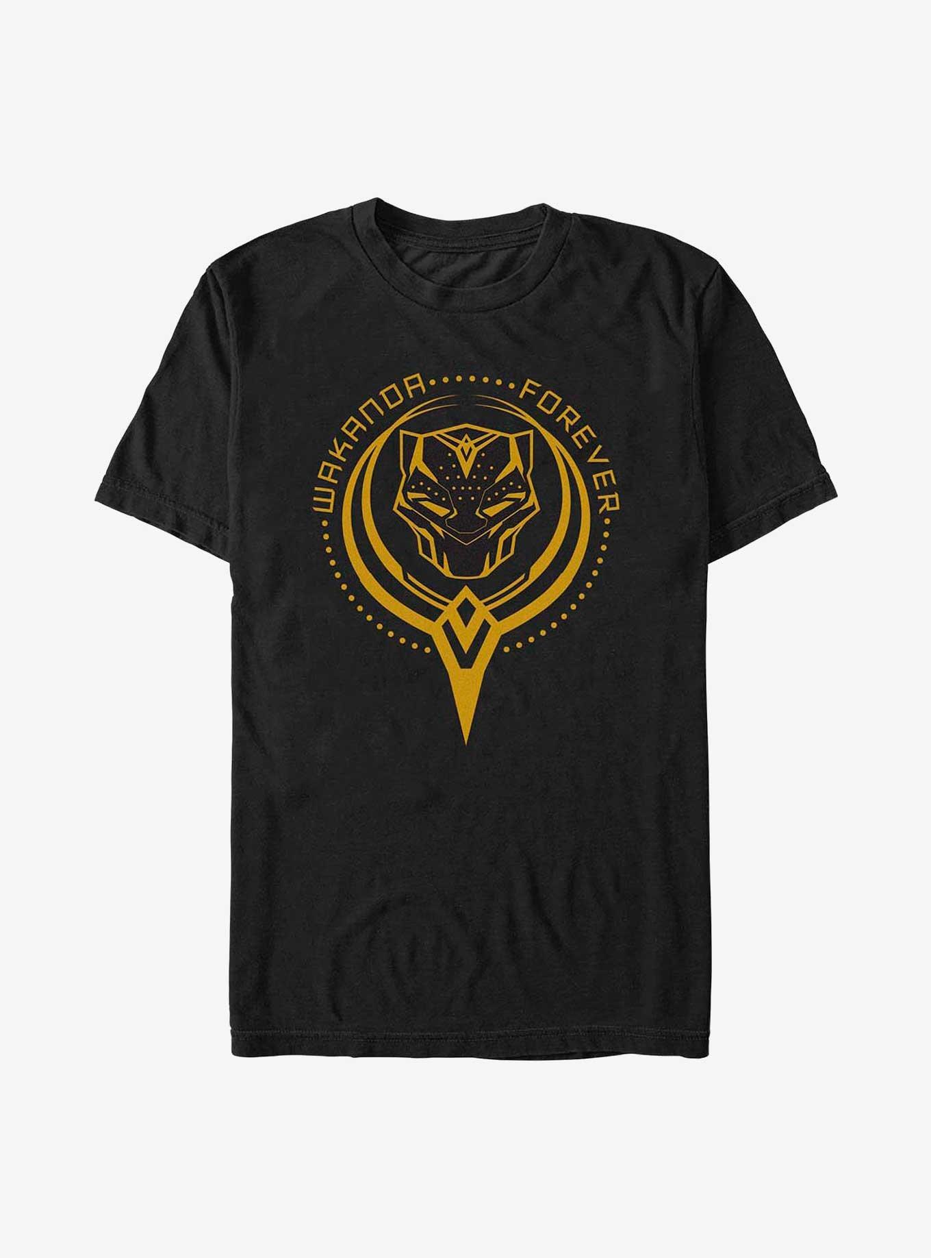 Marvel Black Panther: Wakanda Forever Golden Badge T-Shirt, , hi-res