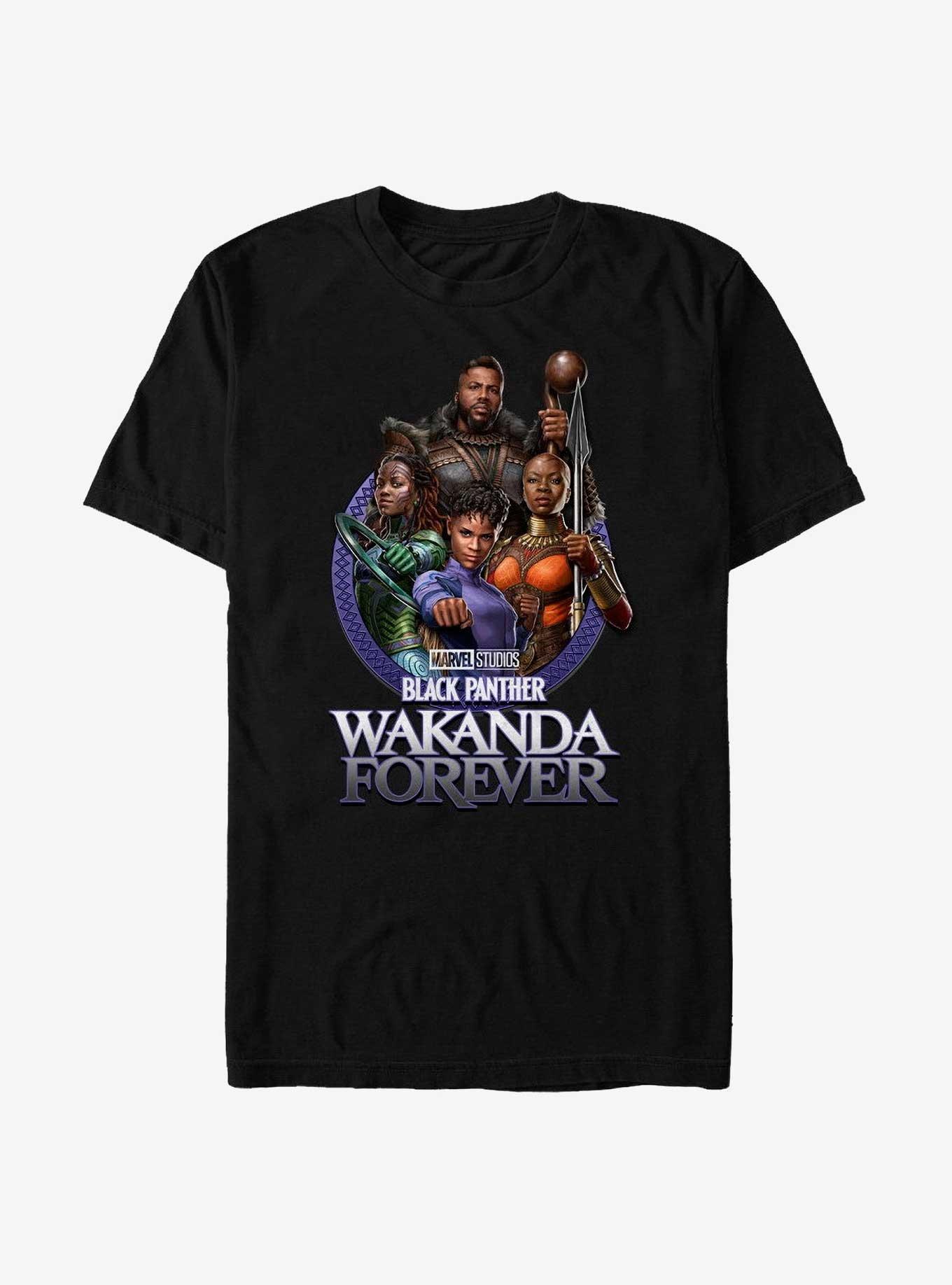 Marvel Black Panther: Wakanda Forever We Are Forever T-Shirt, BLACK, hi-res