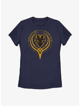 Marvel Black Panther: Wakanda Forever Golden Badge Womens T-Shirt, , hi-res