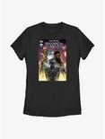 Marvel Black Panther: Wakanda Forever Shuri Comic Cover Poster Womens T-Shirt, BLACK, hi-res