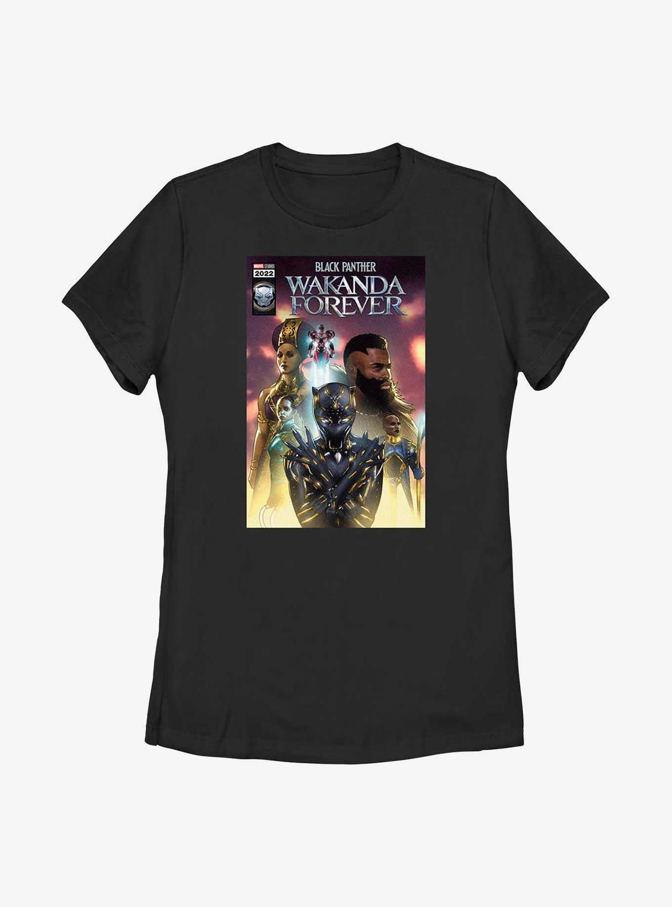 Marvel Black Panther: Wakanda Forever Shuri Comic Cover Poster Womens T-Shirt, , hi-res