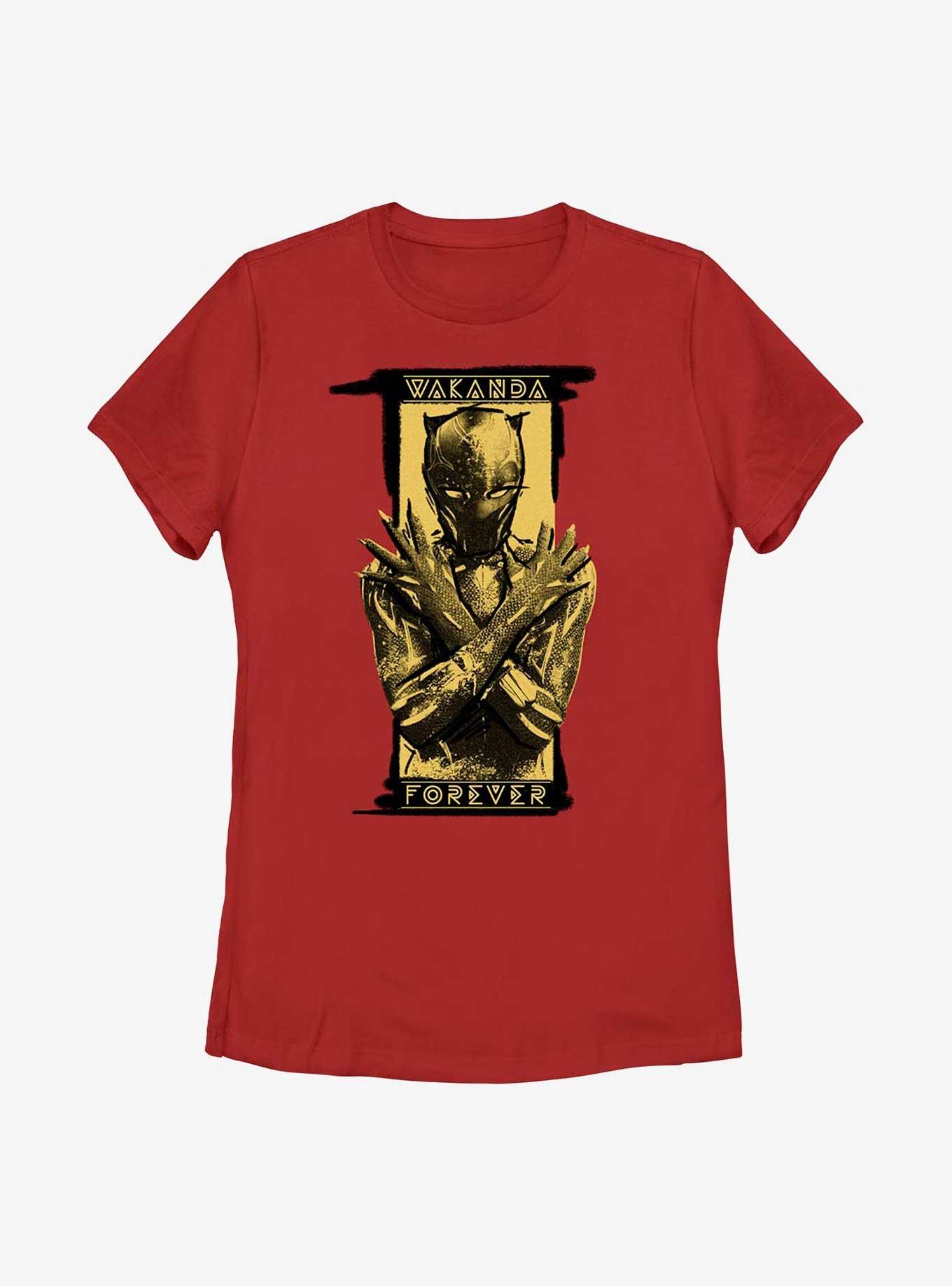 Marvel Black Panther: Wakanda Forever Shuri Salute Badge Womens T-Shirt, , hi-res