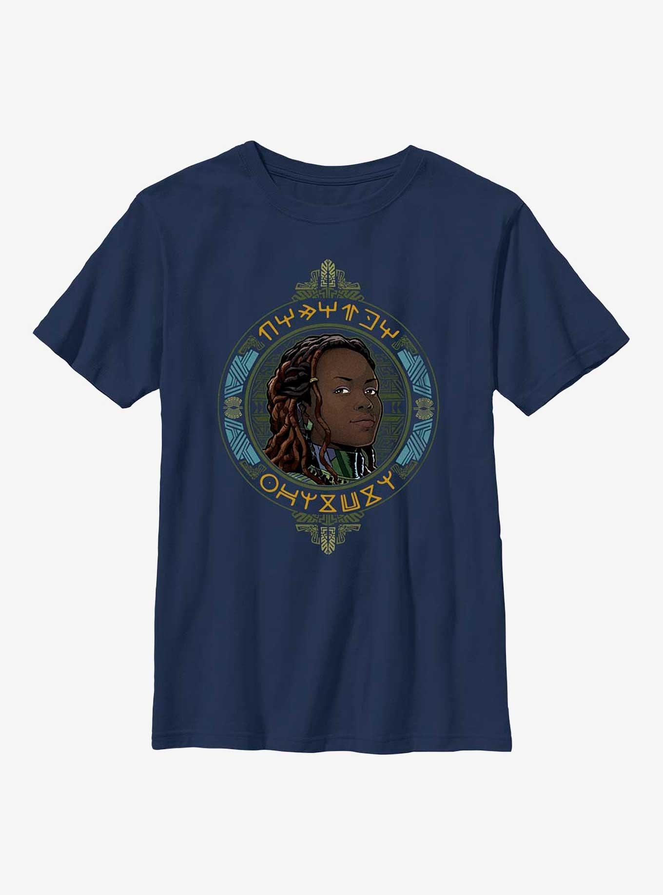 Marvel Black Panther: Wakanda Forever Nakia Badge Youth T-Shirt, , hi-res