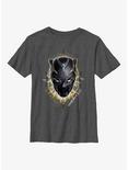 Marvel Black Panther: Wakanda Forever Shuri Emblem Youth T-Shirt, CHAR HTR, hi-res