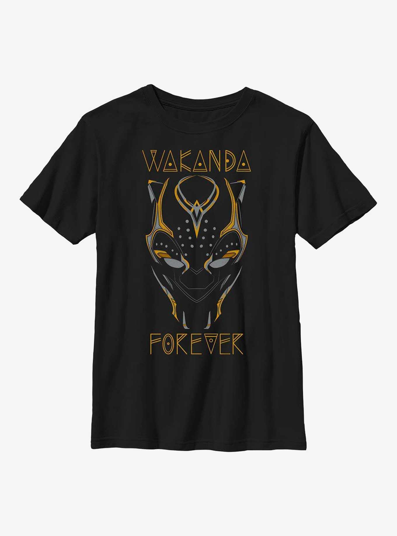 Marvel Black Panther: Wakanda Forever Shuri Panther Poster Youth T-Shirt, , hi-res