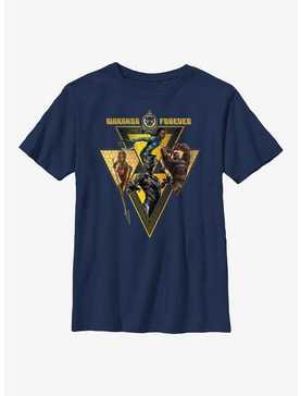 Marvel Black Panther: Wakanda Forever Warrior Heroes Badge Youth T-Shirt, , hi-res