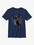 Marvel Black Panther: Wakanda Forever Warriors Take Action Youth T-Shirt, NAVY, hi-res