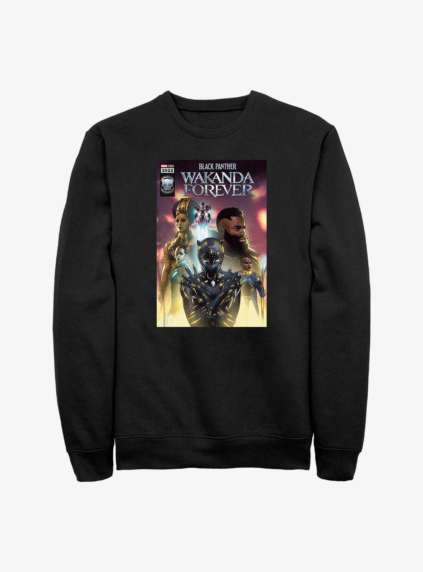 Marvel Black Panther: Wakanda Forever Shuri Comic Cover Poster Sweatshirt, , hi-res