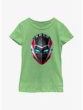 Marvel Black Panther: Wakanda Forever Ironheart Helmet Youth Girls T-Shirt, GRN APPLE, hi-res