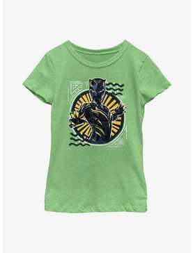 Marvel Black Panther: Wakanda Forever Painted Shuri Badge Youth Girls T-Shirt, , hi-res