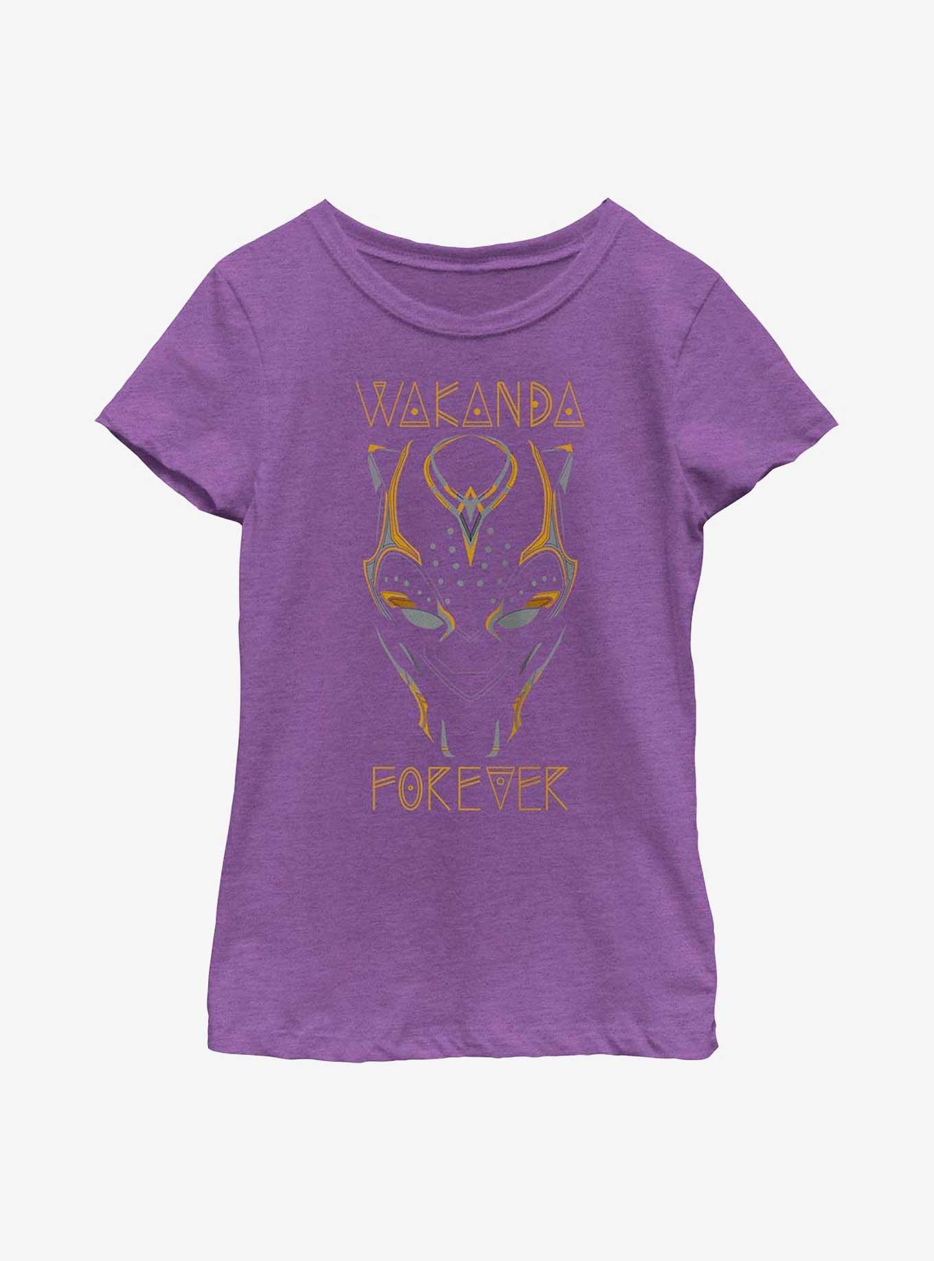 Marvel Black Panther: Wakanda Forever Shuri Panther Poster Youth Girls T-Shirt, , hi-res