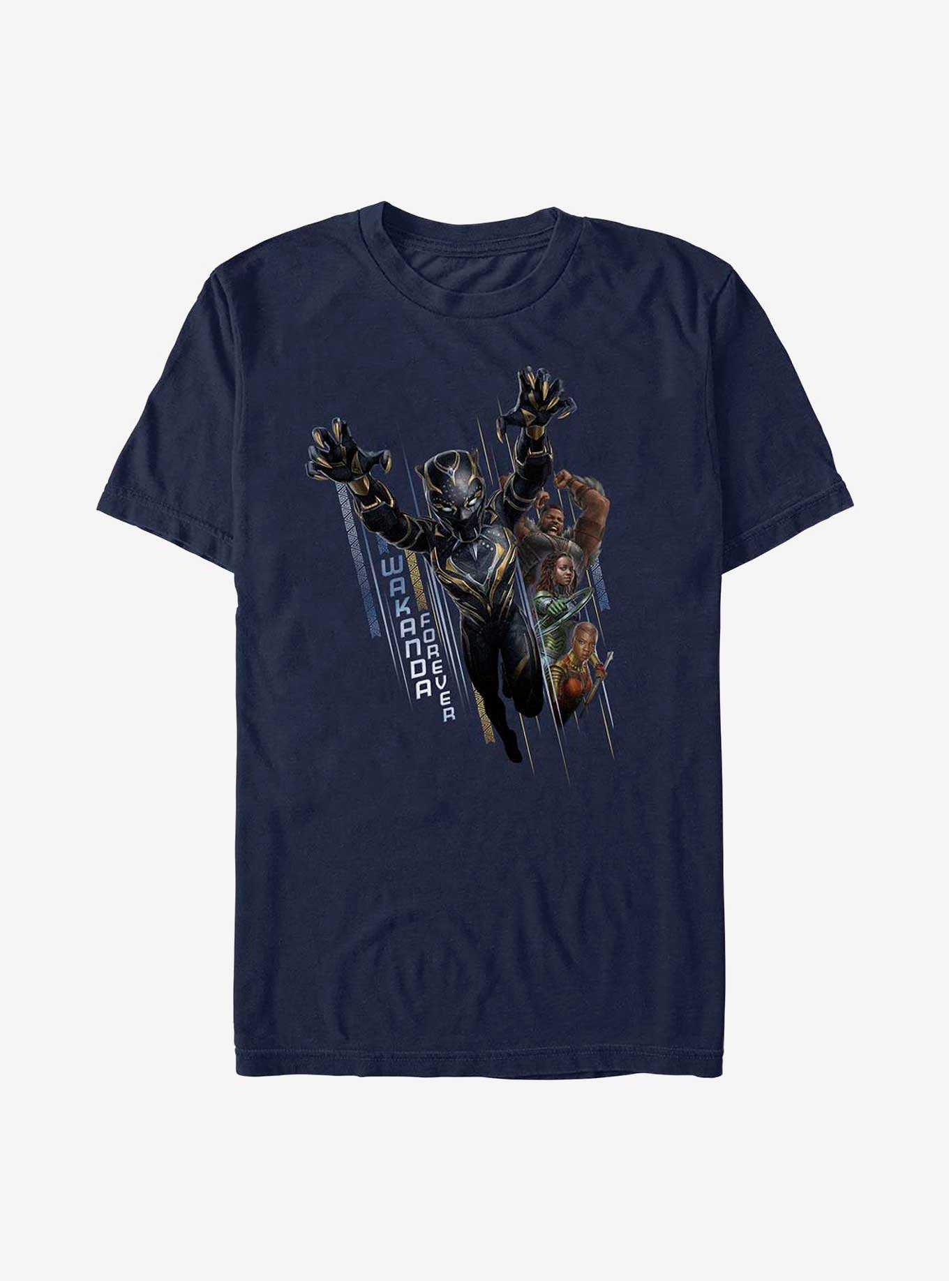 Marvel Black Panther: Wakanda Forever Warriors Take Action T-Shirt, , hi-res