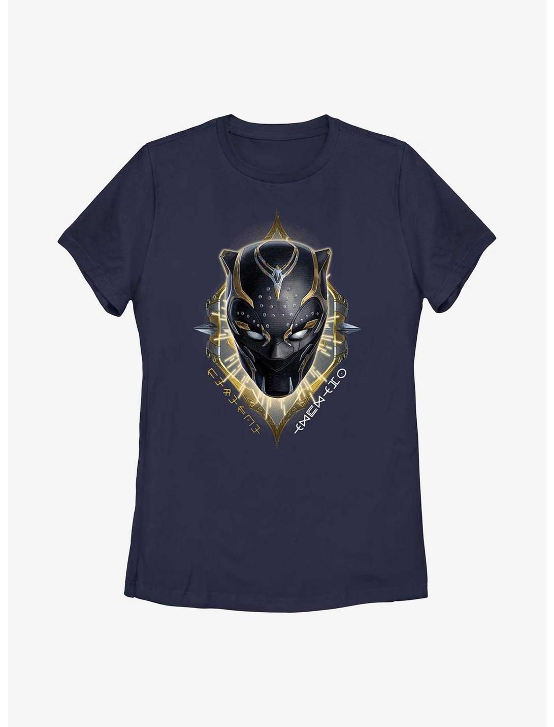 Marvel Black Panther: Wakanda Forever Shuri Emblem Womens T-Shirt, NAVY, hi-res