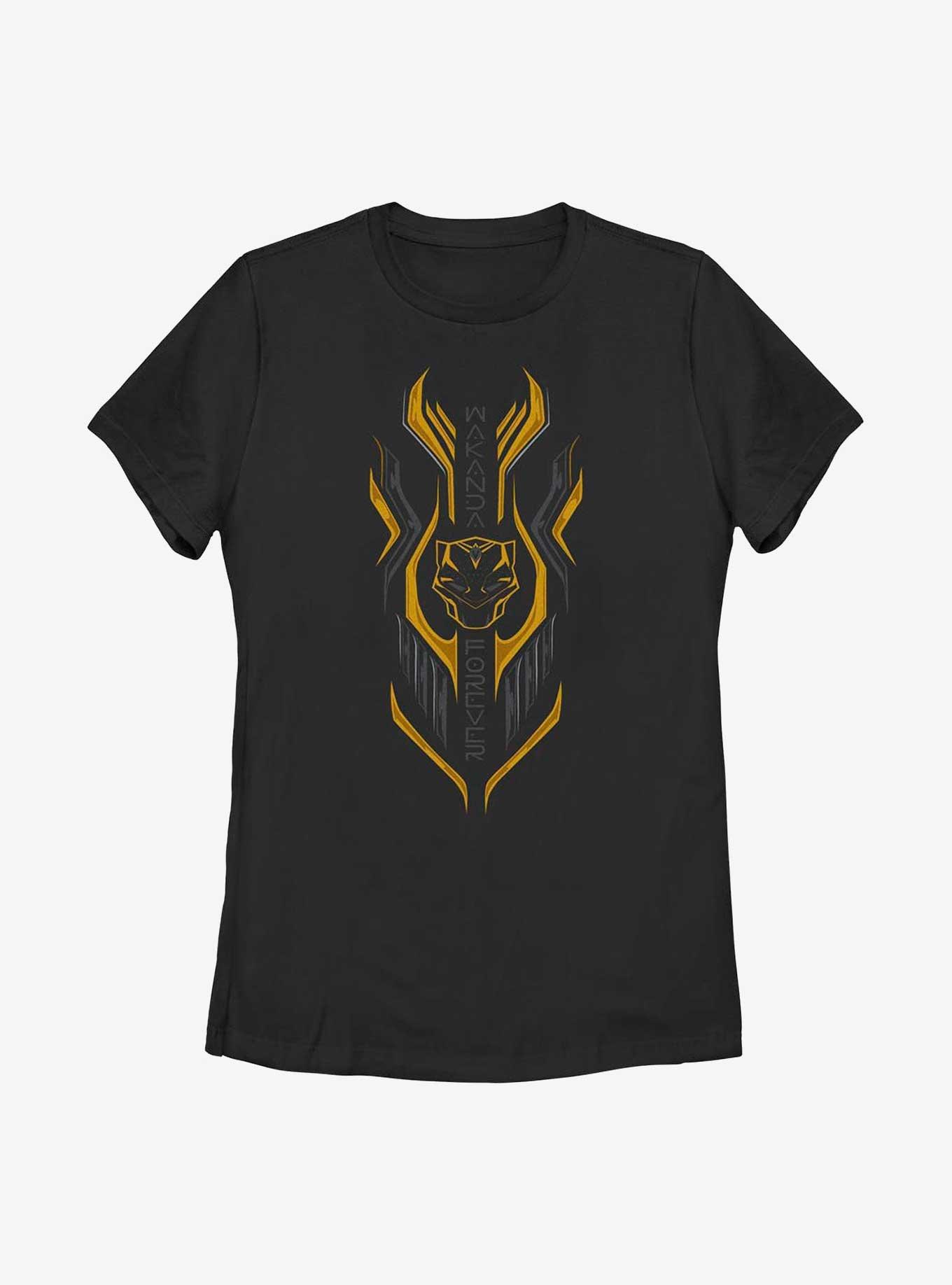 Marvel Black Panther: Wakanda Forever Vertical Badge Womens T-Shirt, , hi-res