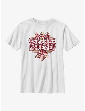 Marvel Black Panther: Wakanda Forever Intricate Logo Youth T-Shirt, , hi-res