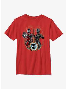 Marvel Black Panther: Wakanda Forever Ironheart & Shuri Badge Youth T-Shirt, , hi-res