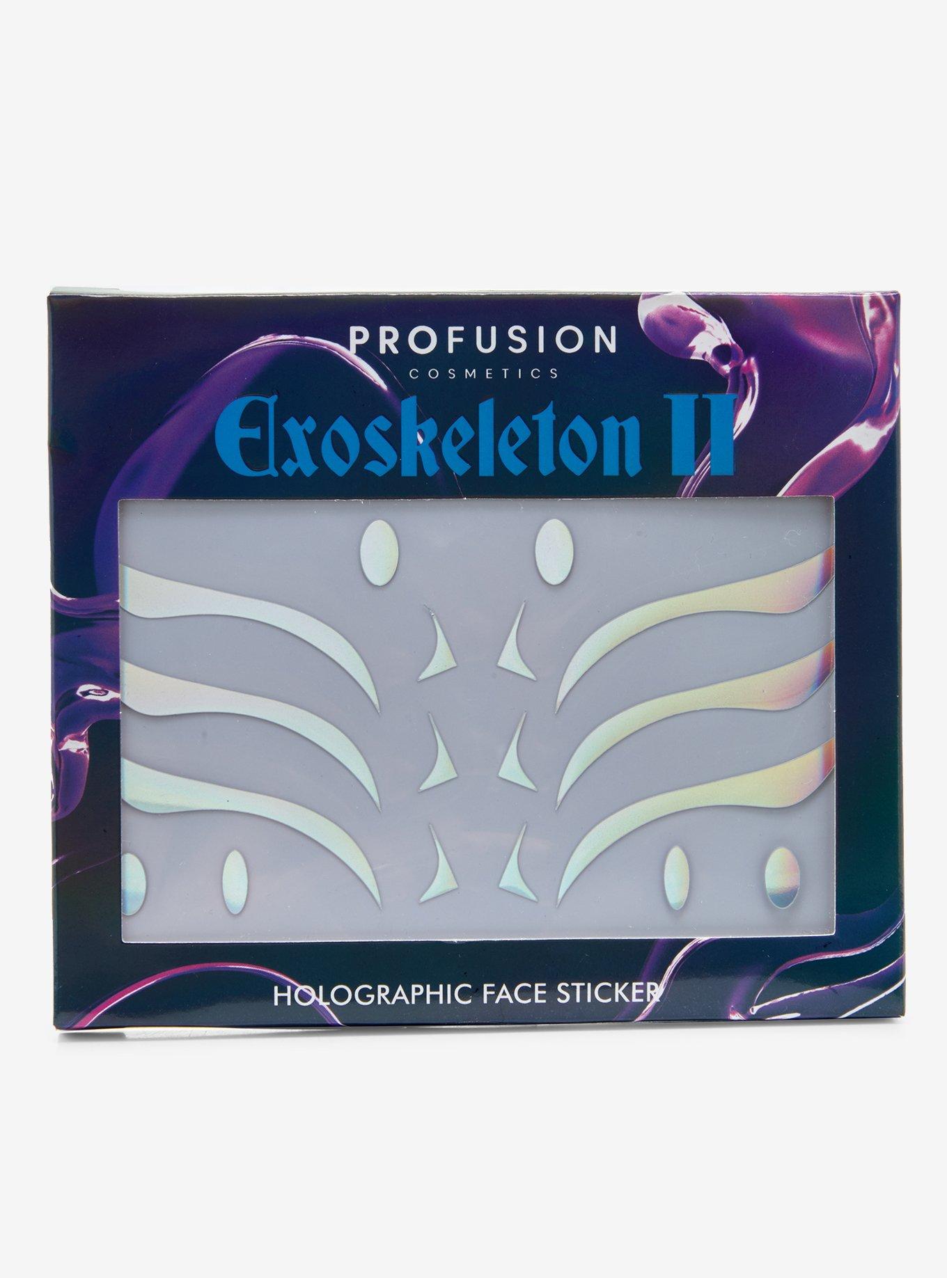 Profusion Cosmetics Exoskeleton II Holographic Face Decals, , hi-res