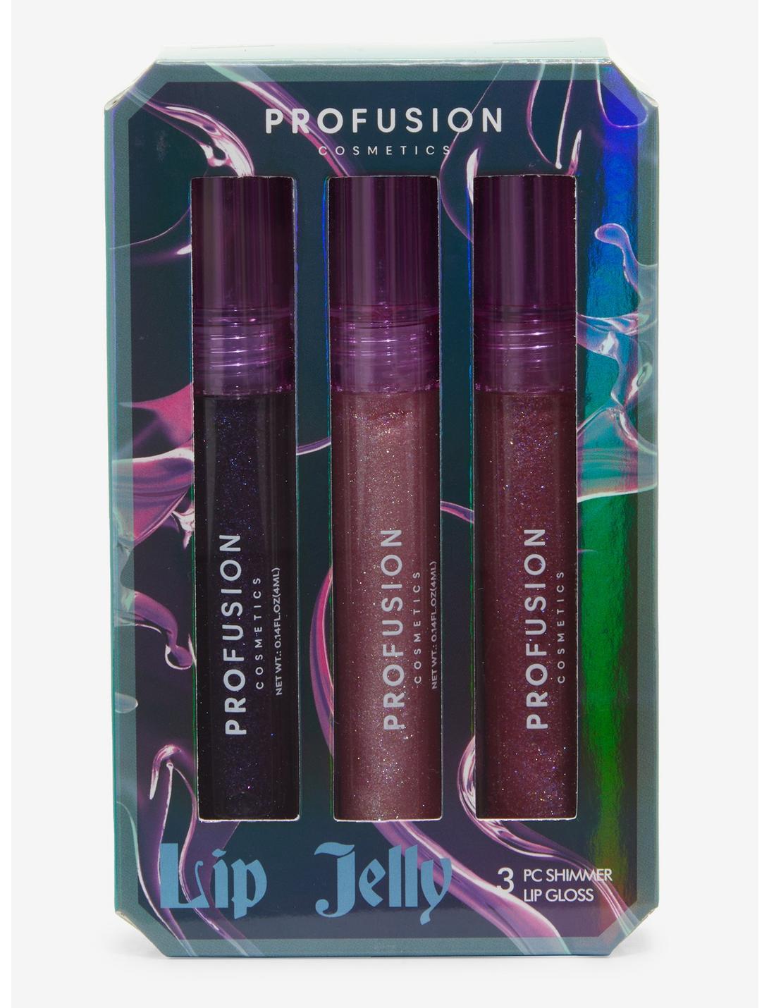 Profusion Cosmetics Lip Jelly Shimmer Lip Gloss Set, , hi-res