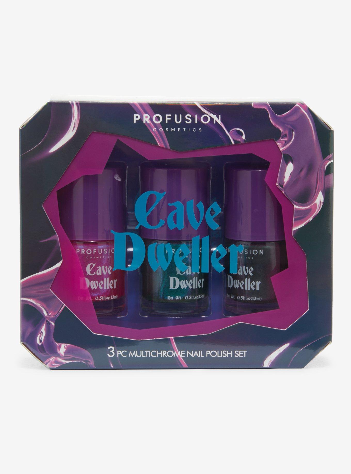 Profusion Cosmetics Cave Dweller Nail Polish Set, , hi-res
