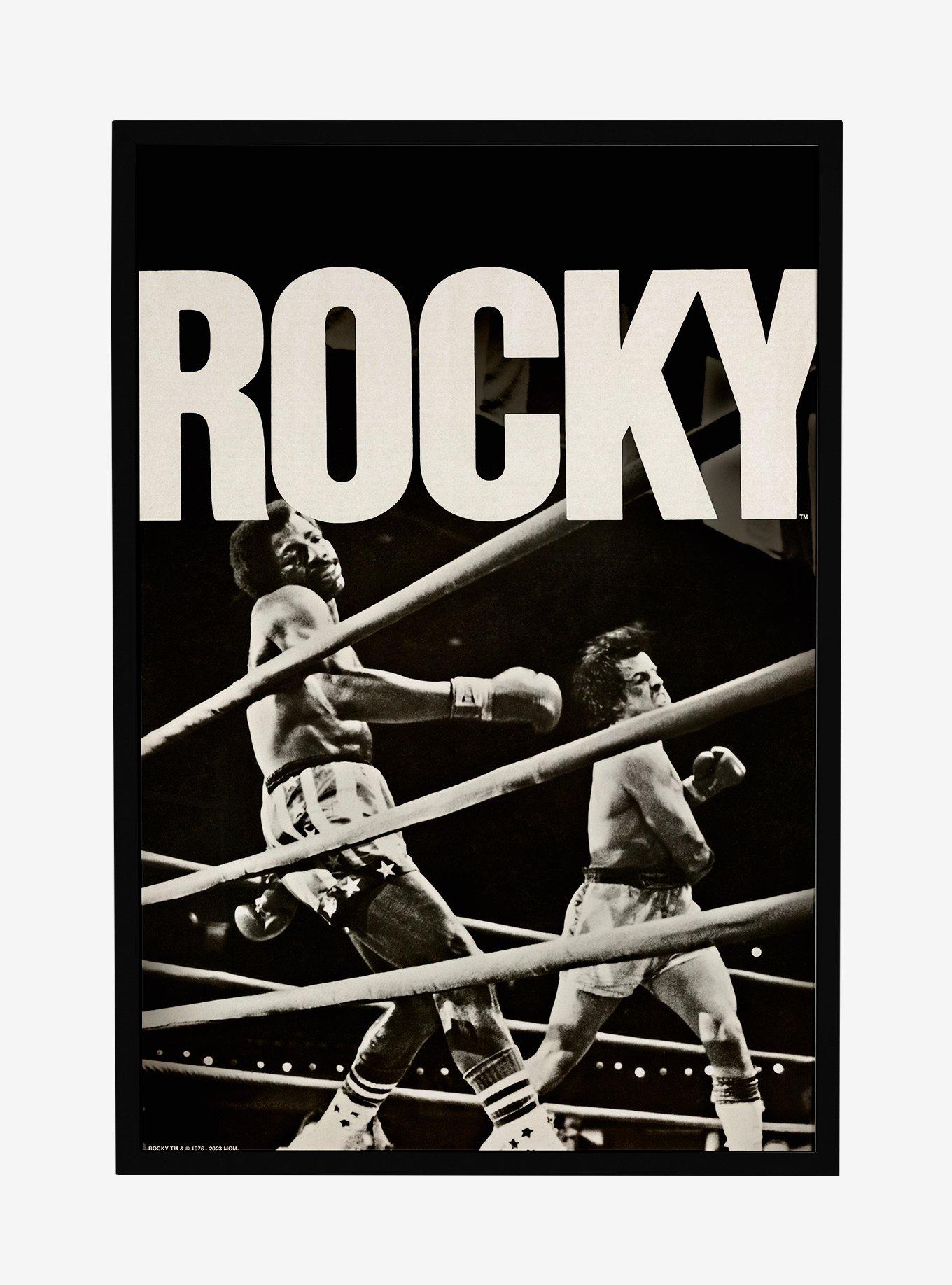 Rocky Apollo Creed K.O. Framed Poster