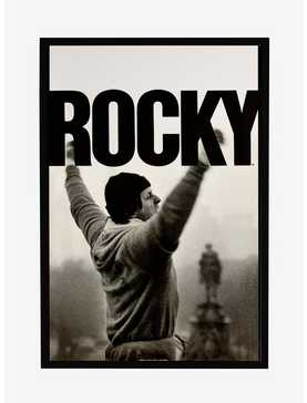 Rocky Steps Pose Framed Poster, , hi-res