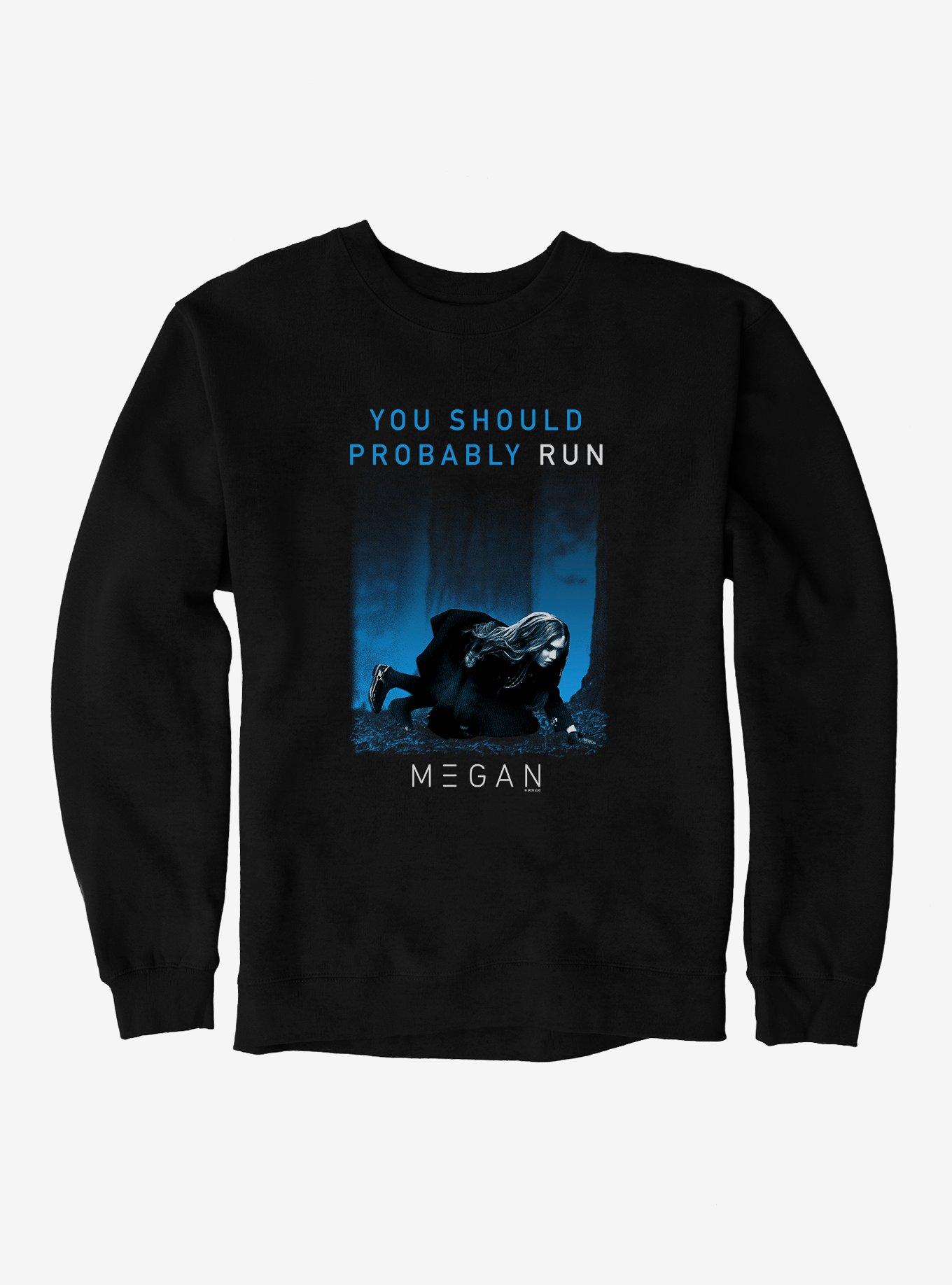 M3GAN You Should Probably Leave Sweatshirt, BLACK, hi-res