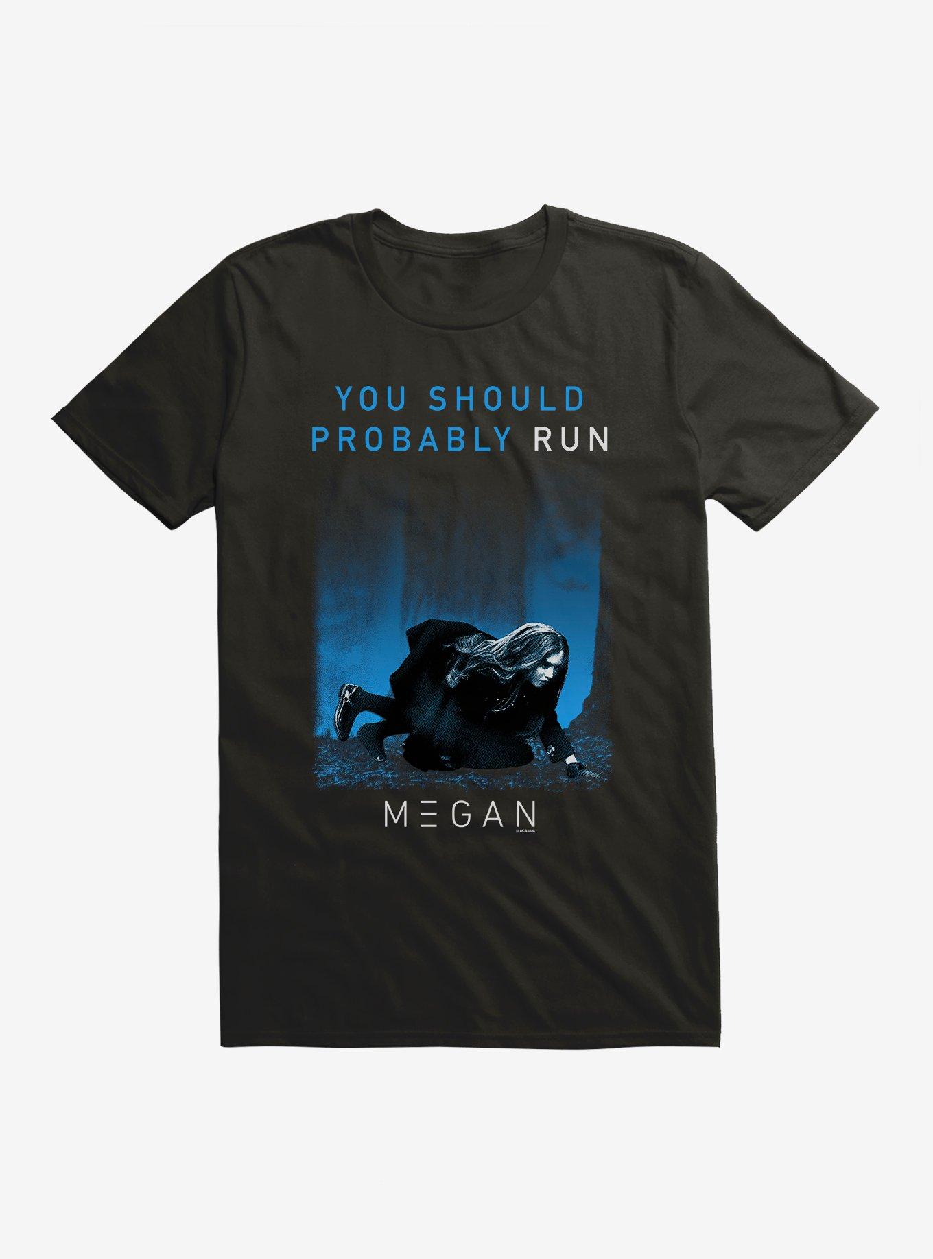 M3GAN You Should Probably Leave T-Shirt, BLACK, hi-res