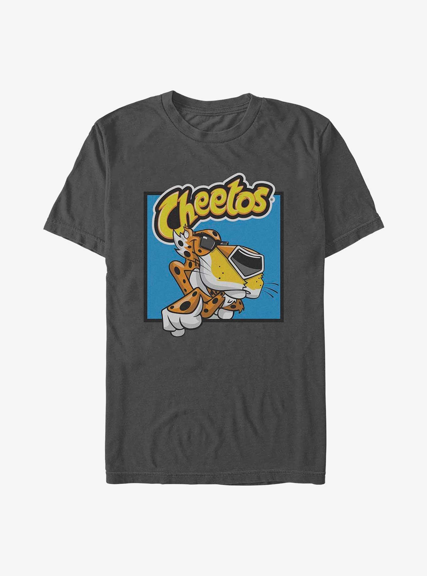 Cheetos Chester Block Frame T-Shirt, CHARCOAL, hi-res