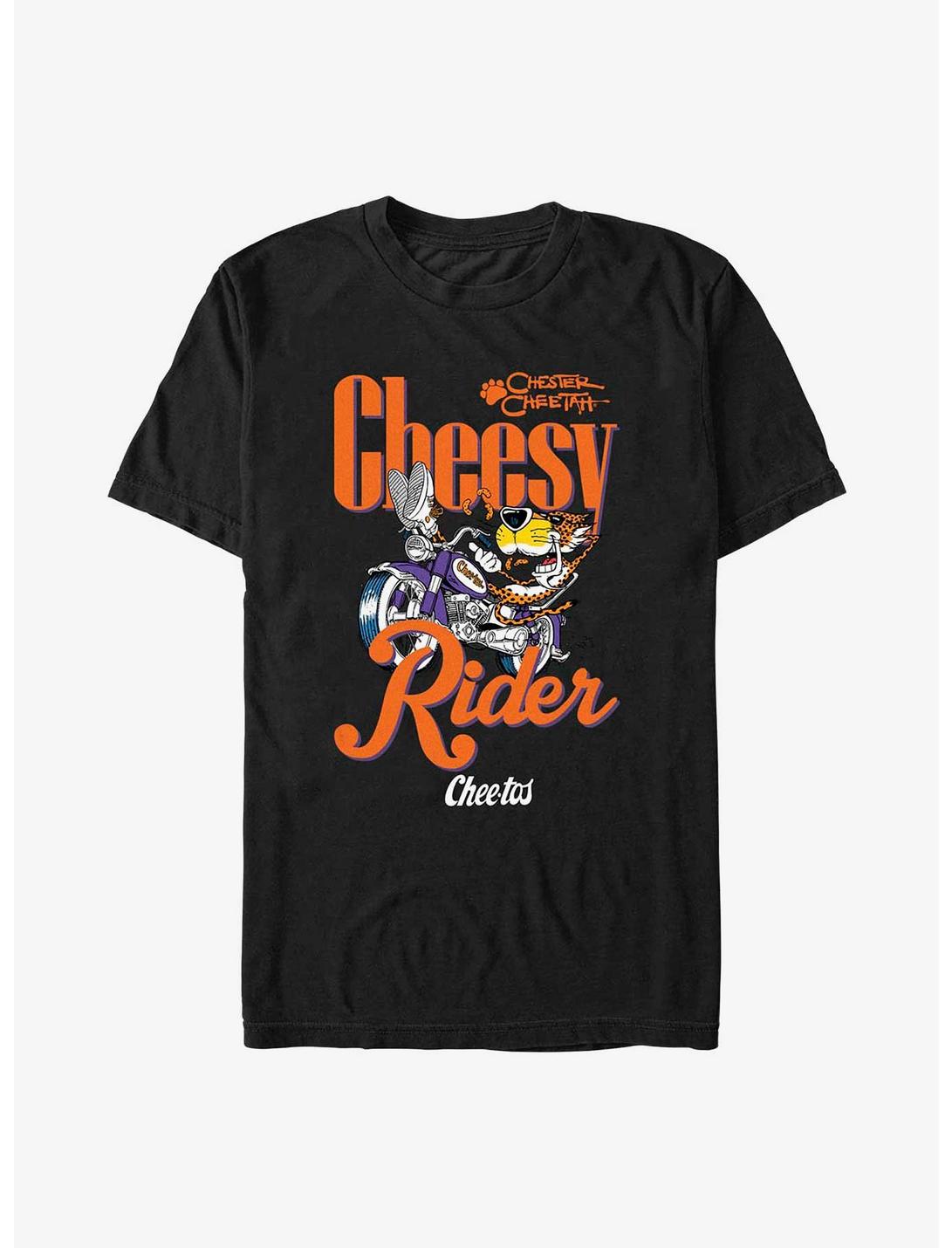 Cheetos Chester Cheetah Cheesy Rider T-Shirt, BLACK, hi-res