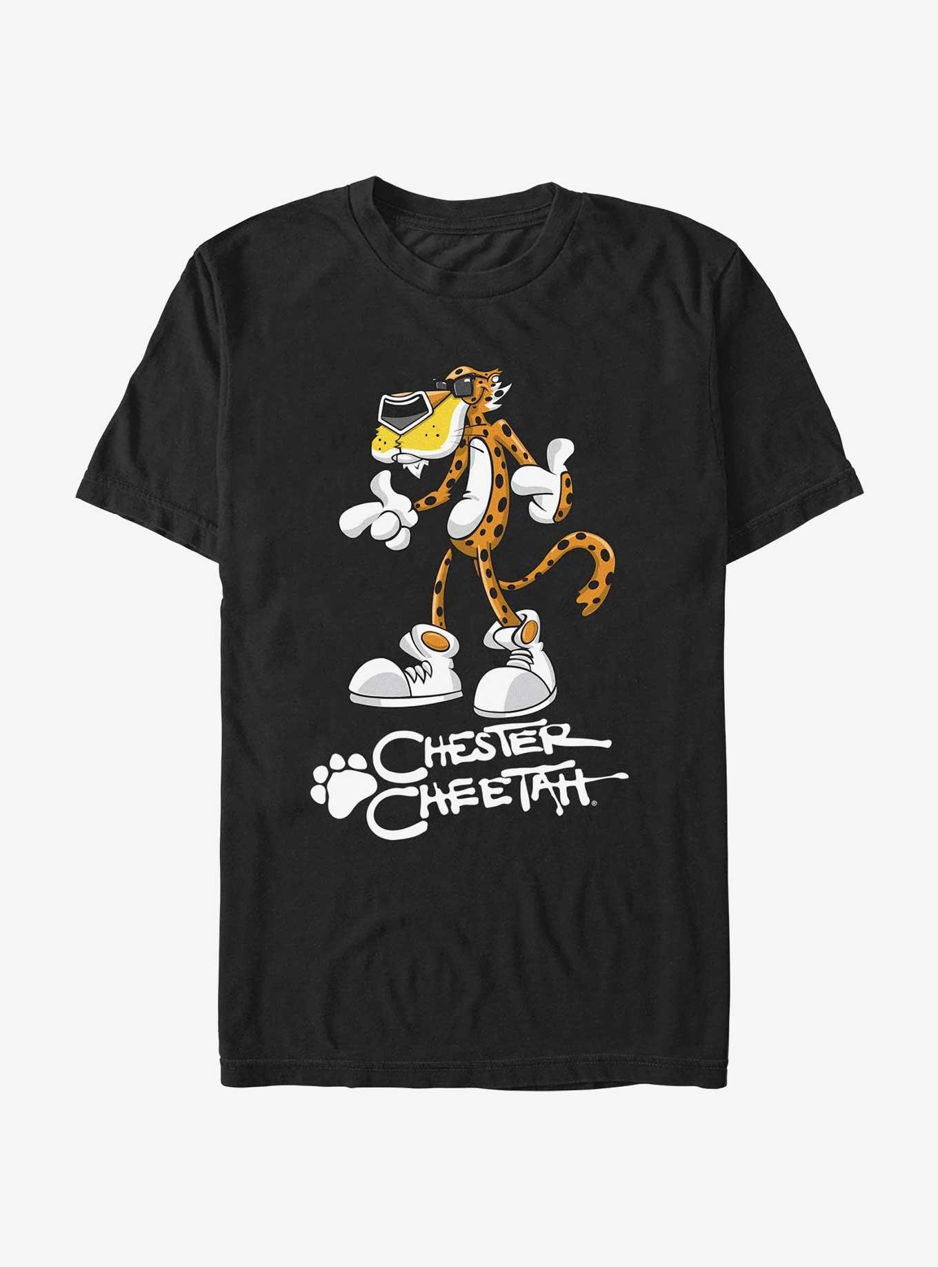 Cheetos Chester Cheetah Cool Stance T-Shirt - BLACK | BoxLunch