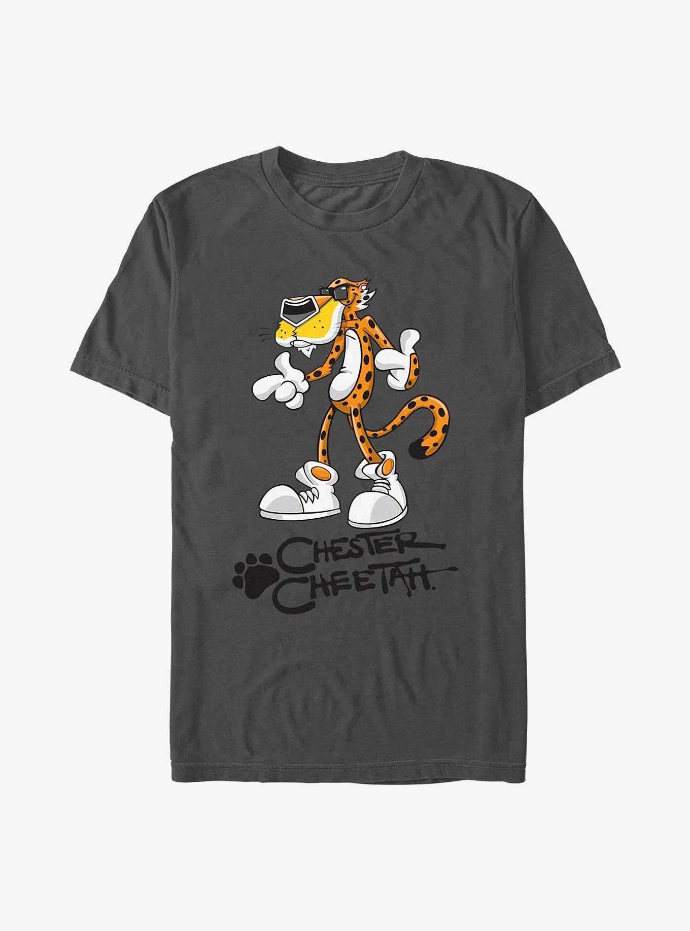 Cheetos Chester Cheetah Stance T-Shirt, CHARCOAL, hi-res