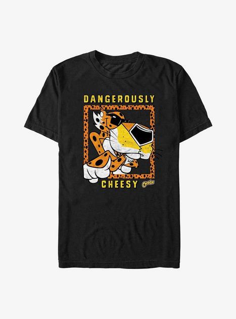 Cheetos Dangerously Cheesy Chester Frame T-Shirt - BLACK | BoxLunch