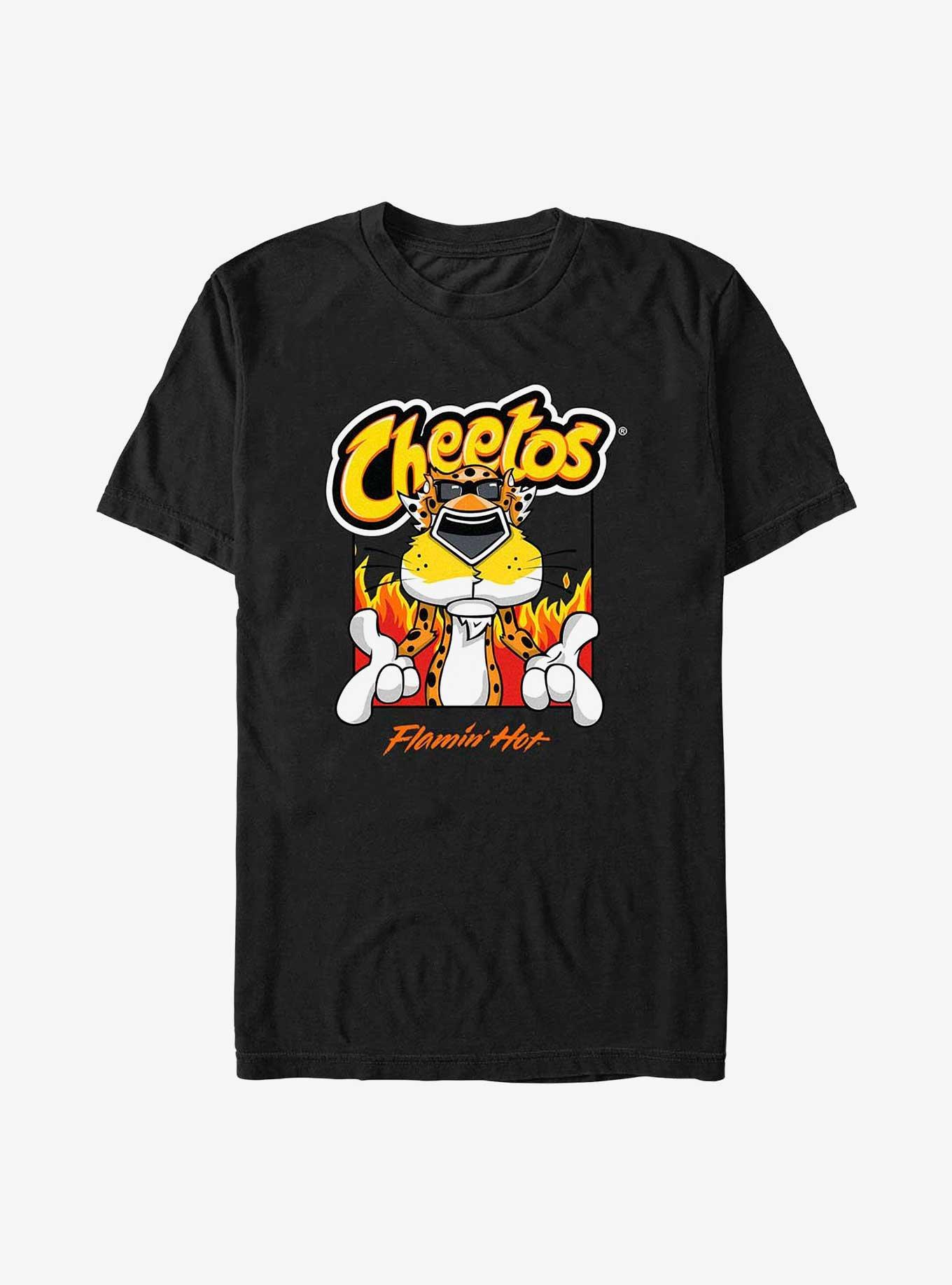 Cheetos Flamin' Hot Spicy Chester T-Shirt, BLACK, hi-res